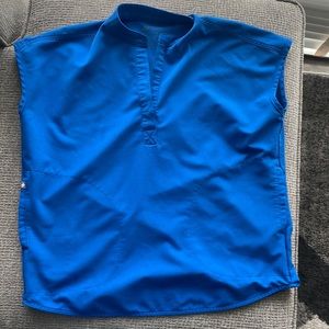 Royal blue XS Rafael Fig scrub top